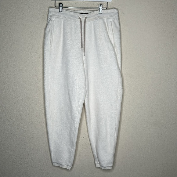 Allbirds Fluff Fleece Pants In Ivory Size Medium - Picture 4 of 9